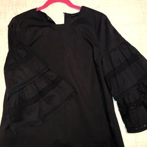 Long sleeve blouse with detailing